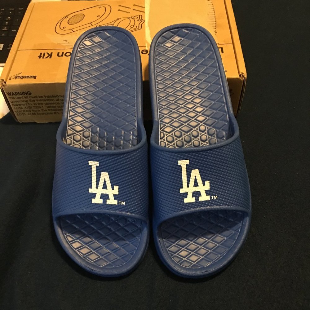 Mens LA Dodgers Slides